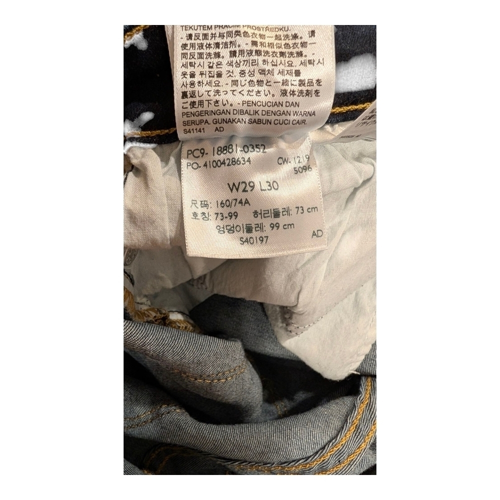Levi's 711 Skinny Jeans Mid Rise Dark Wash Size 29 / US 8 Stretch Denim - Picture 4 of 8